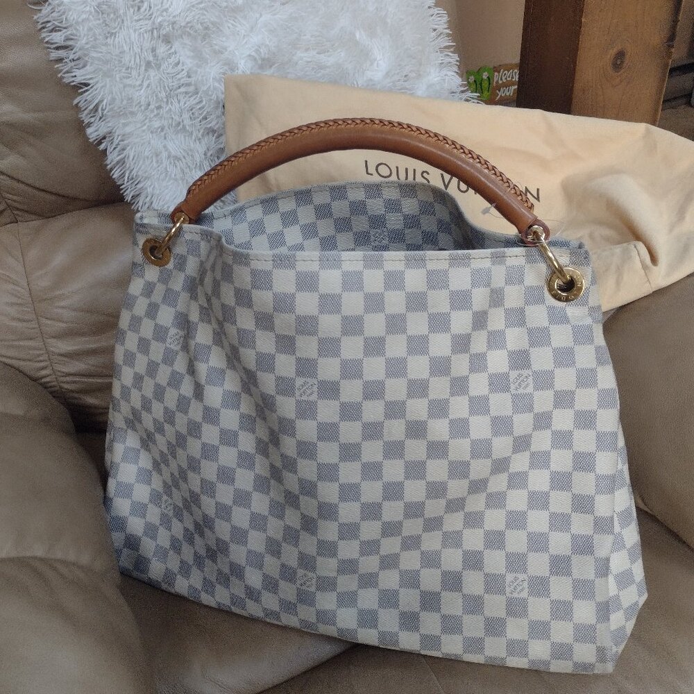 ๐ฏ% Authentic XXL Louis Vuitton Artsy GM Azur - Picture 15 of 15